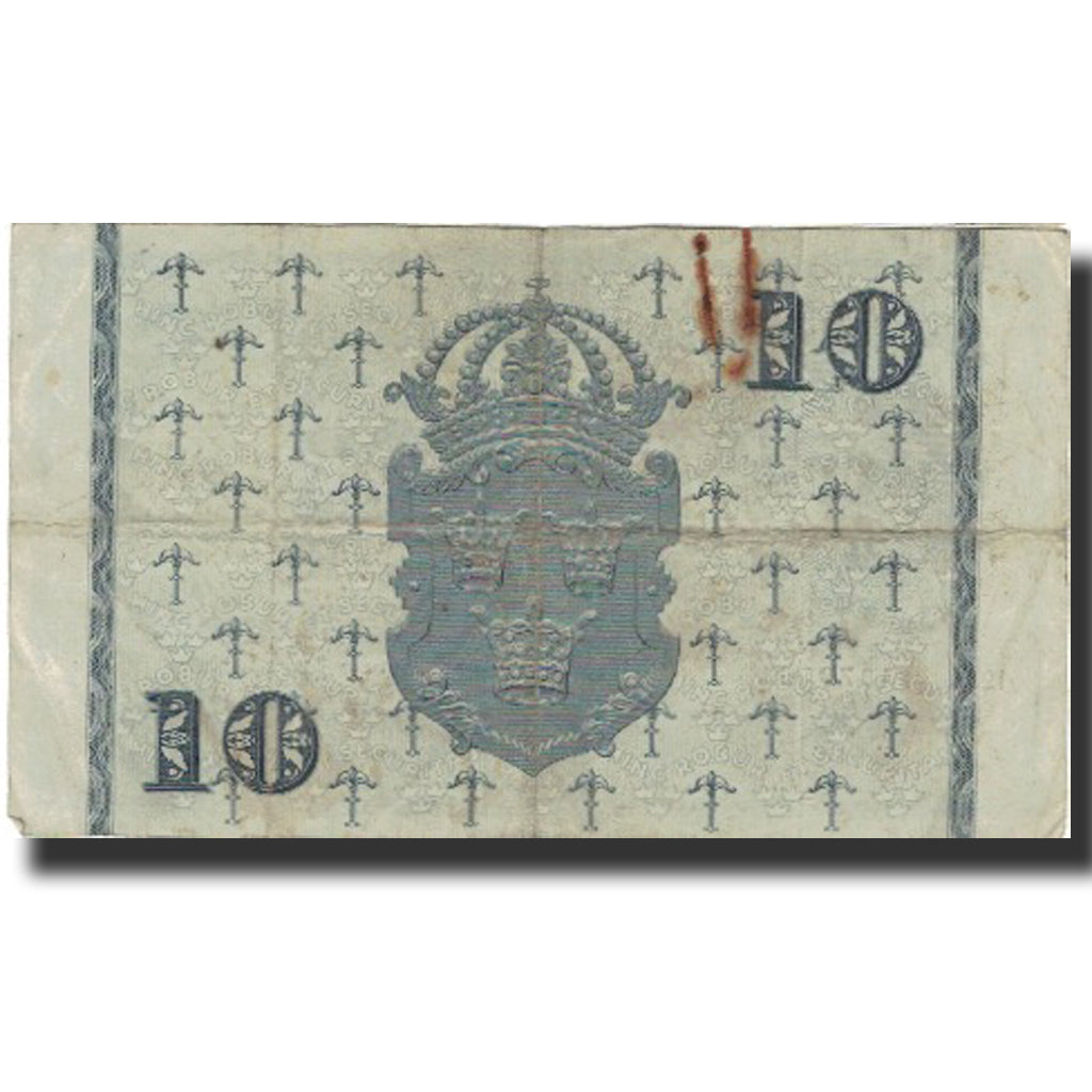 Billete, 10 Kronor, 1954, Suecia, 1954, KM:43b, BC