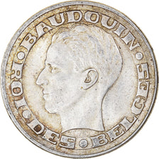 Coin, Belgium, 50 Francs, 50 Frank, 1958, Brussels, EF(40-45), Silver, KM:151.1