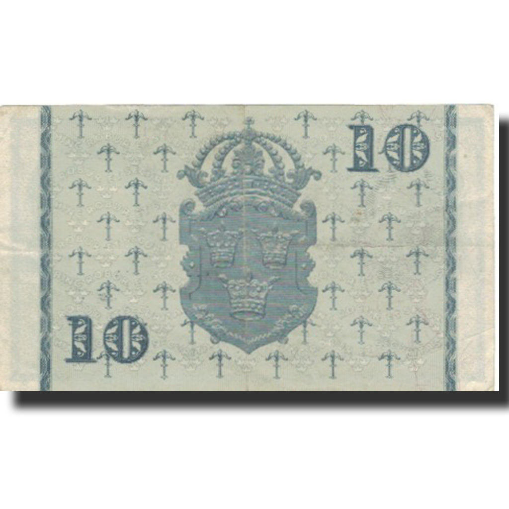 Billete, 10 Kronor, 1952, Suecia, 1952, KM:40m, MBC