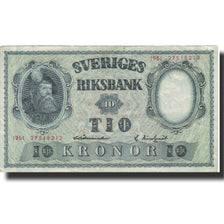 Geldschein, Schweden, 10 Kronor, 1951, 1951, KM:40m, SS