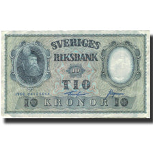 Geldschein, Schweden, 10 Kronor, 1960, 1960, KM:43h, SS