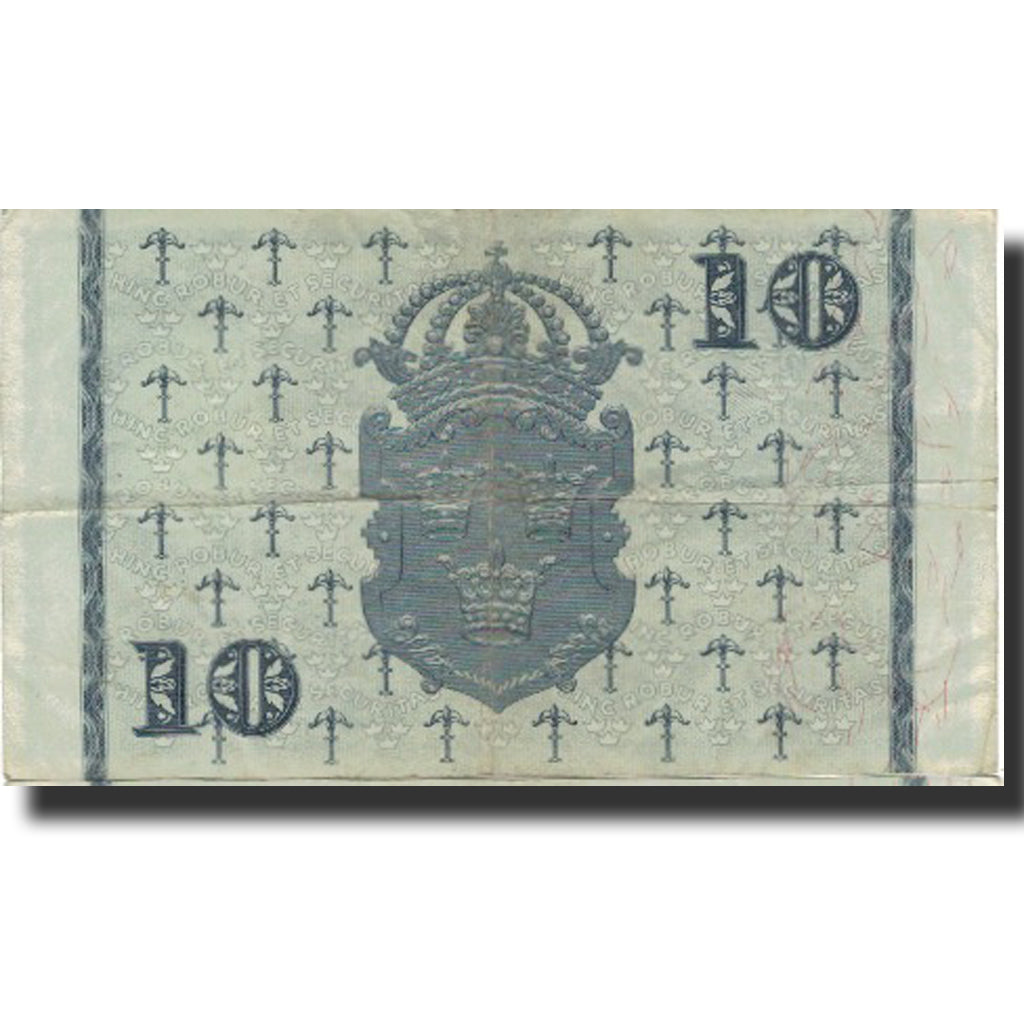 Banknote, Sweden, 10 Kronor, 1960, 1960, KM:43h, VF(20-25)