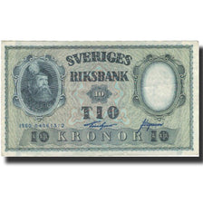 Banknote, Sweden, 10 Kronor, 1960, 1960, KM:43h, VF(20-25)