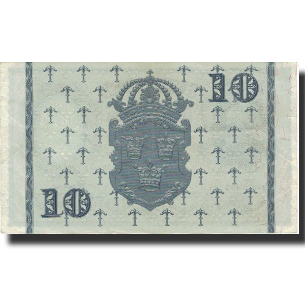 Banknote, Sweden, 10 Kronor, 1960, 1960, KM:43h, VF(20-25)