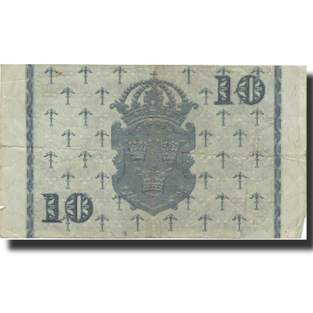 Banknote, Sweden, 10 Kronor, 1952, 1962, KM:43i, VG(8-10)
