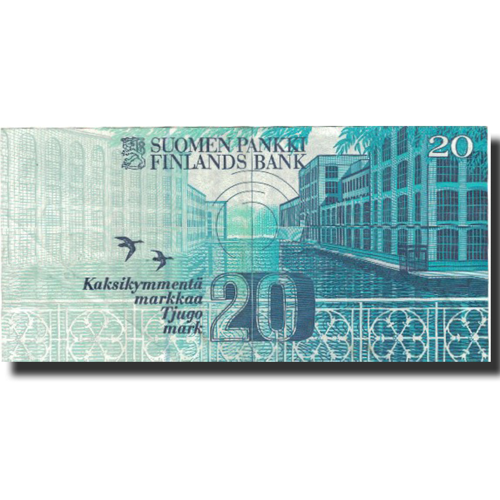 Banknote, Finland, 20 Markkaa, 1993, 1993, KM:123, AU(50-53)