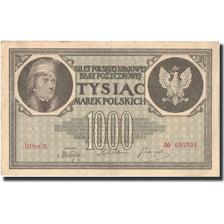 Banknote, Poland, 1000 Marek, 1919, 1919, KM:22b, EF(40-45)