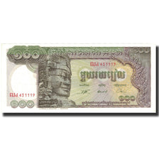 Banknote, Cambodia, 100 Riels, Undated (1957-75), KM:8a, UNC(60-62)