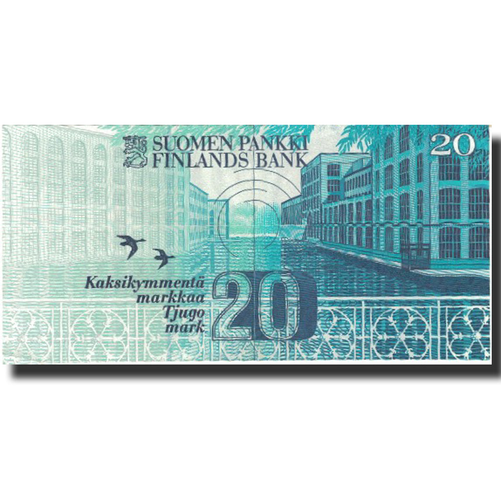 Banknote, Finland, 20 Markkaa, 1993, 1993, KM:123, AU(55-58)