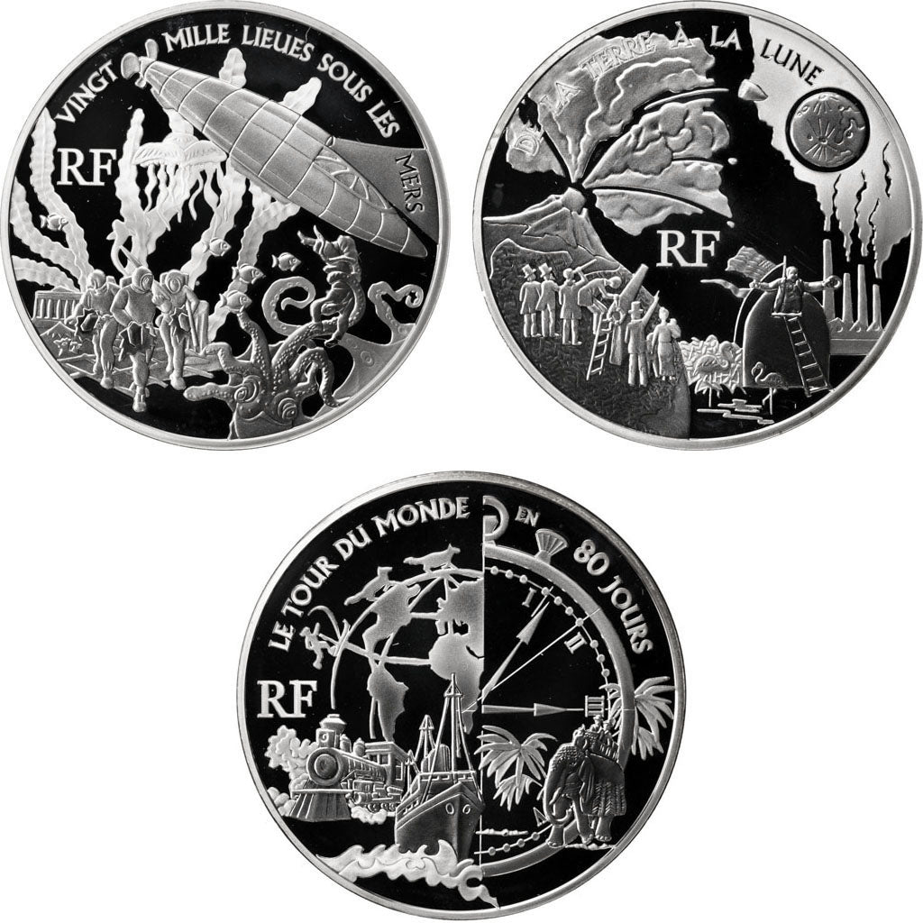 France, 1,5 Euro, 2005, MS(65-70), Silver, 22.20