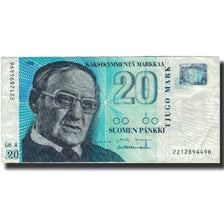 Banknote, Finland, 20 Markkaa, 1993, 1993, KM:123, EF(40-45)