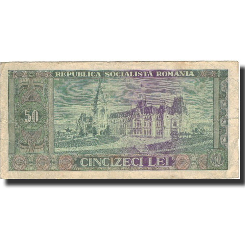 Banconote, Romania, 50 Lei, 1966, 1966, KM:96a, MB
