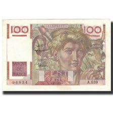 France, 100 Francs, Jeune Paysan, 1953, 1953-06-04, UNC(60-62), Fayette:28.37
