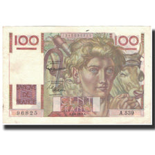 France, 100 Francs, Jeune Paysan, 1953, 1953-06-04, UNC(63), Fayette:28.37