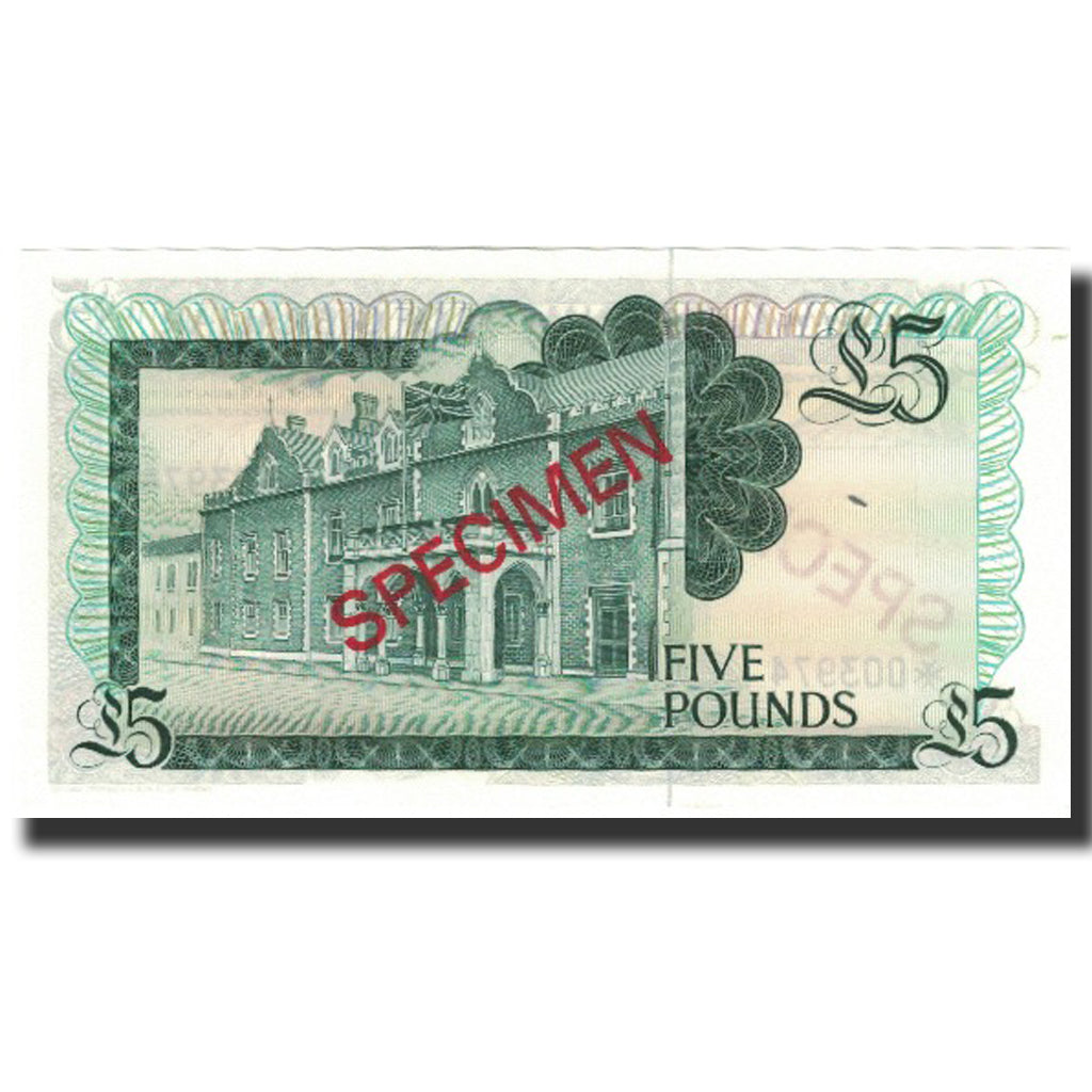 Banknote, Gibraltar, 5 Pounds, 1975 SPECIMEN, 1975-11-20, KM:19s, UNC(65-70)