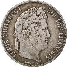 FRANCE, Louis-Philippe, 5 Francs, 1832, La Rochelle, KM #749.5, VF(20-25),...