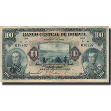 Billete, 100 Bolivianos, 1928, Bolivia, 1928-07-20, KM:125a, BC