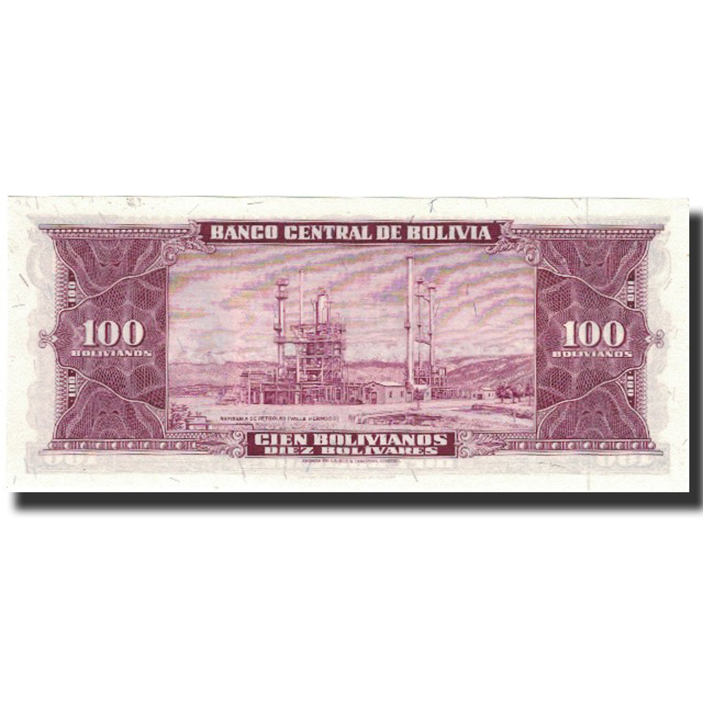 Banknote, Bolivia, 100 Bolivianos, 1945, 1945-12-20, KM:147, UNC(64)