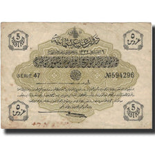 Banknote, Turkey, 5 Piastres, L.1332, KM:87, EF(40-45)