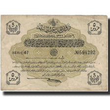 Geldschein, Türkei, 5 Piastres, L.1332, KM:87, SS