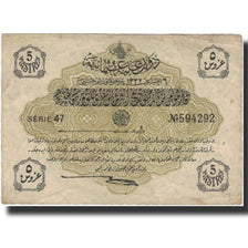 Banknot, Turcja, 5 Piastres, L.1332, KM:87, EF(40-45)