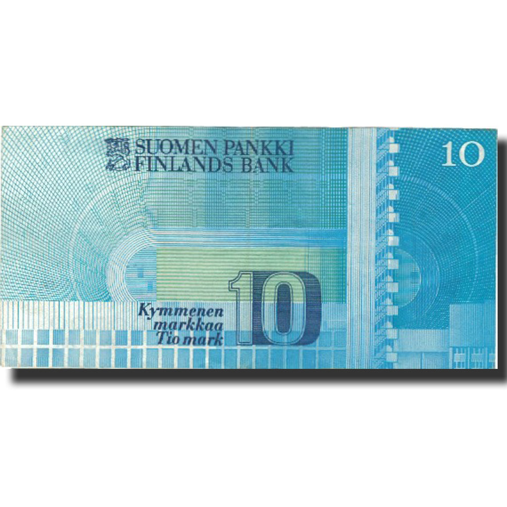 Geldschein, Finnland, 10 Markkaa, 1986, 1986, KM:113a, SS