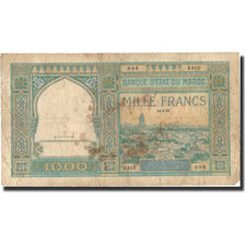 Banknote, Morocco, 1000 Francs, 1949, 1949-02-26, KM:16c, VF(20-25)