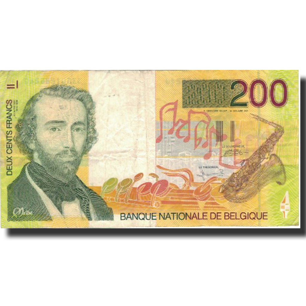 Banknote, Belgium, 200 Francs, Undated (1995), KM:148, EF(40-45)