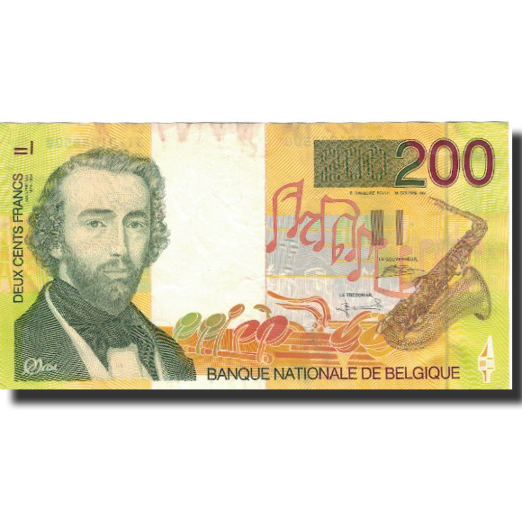 Banknote, Belgium, 200 Francs, Undated (1995), KM:148, EF(40-45)