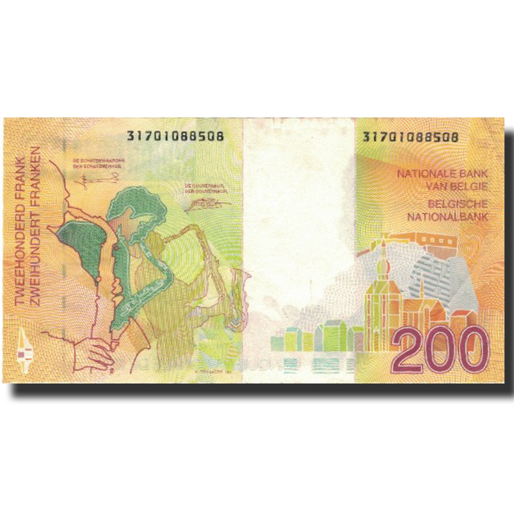 Banknote, Belgium, 200 Francs, Undated (1995), KM:148, EF(40-45)