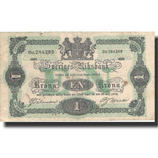 Biljet, Zweden, 1 Krona, 1920, 1920, KM:32g, TTB