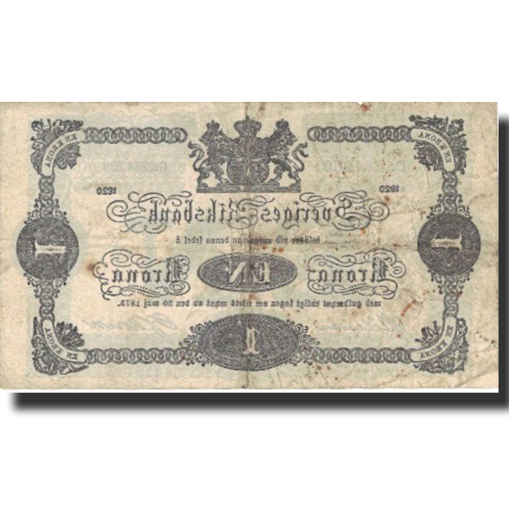 Banknote, Sweden, 1 Krona, 1920, 1920, KM:32g, EF(40-45)