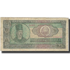 Banknot, Rumunia, 25 Lei, 1966, 1966, KM:95a, VG(8-10)