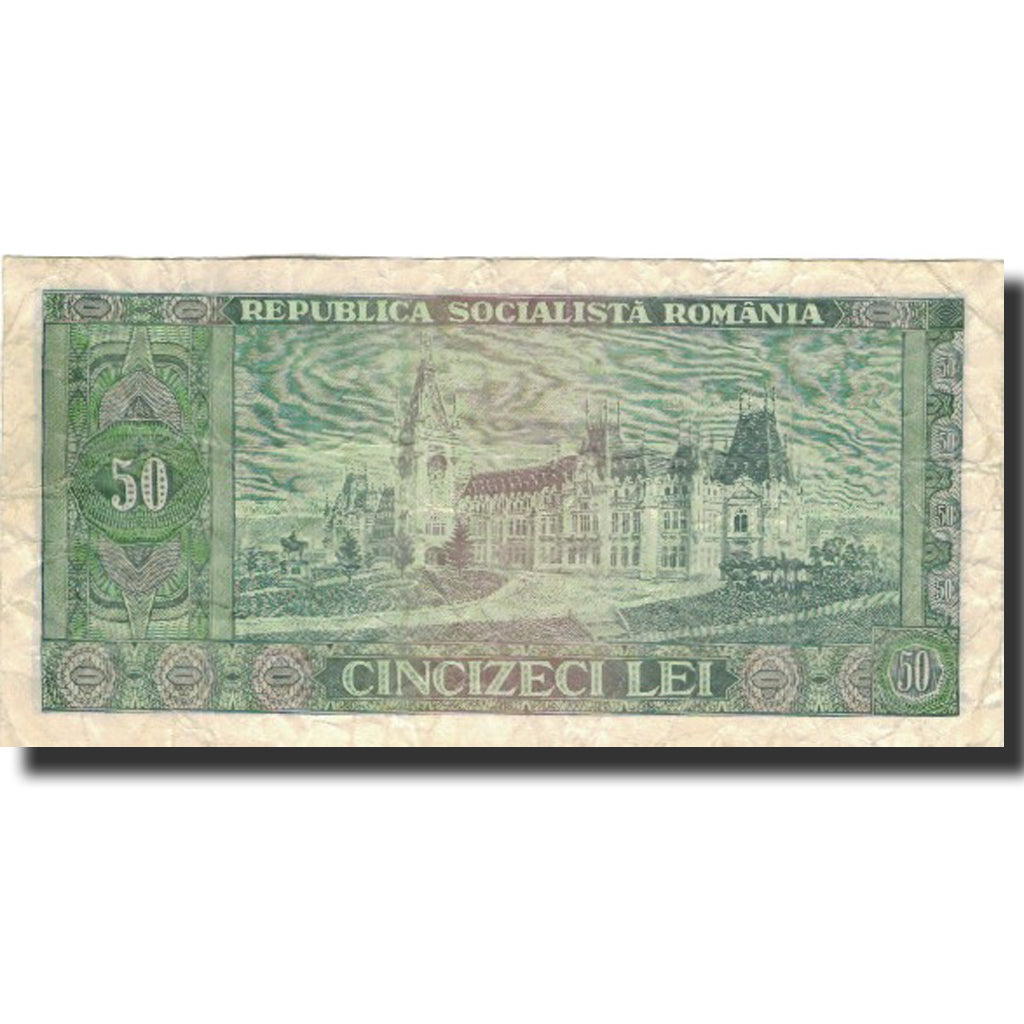 Banknote, Romania, 50 Lei, 1966, 1966, KM:96a, VF(30-35)