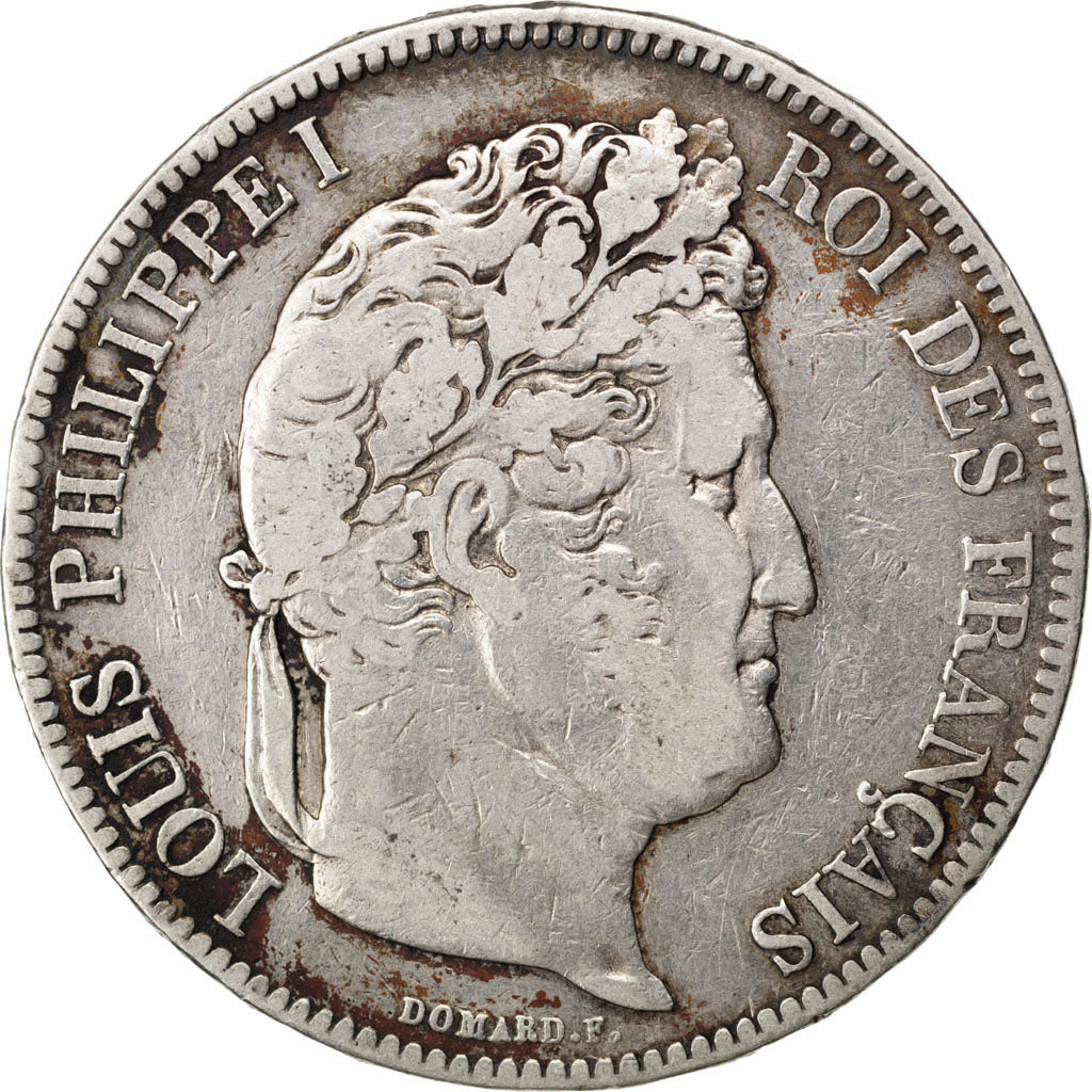 Louis Philippe I, 5 Francs tête laurée
