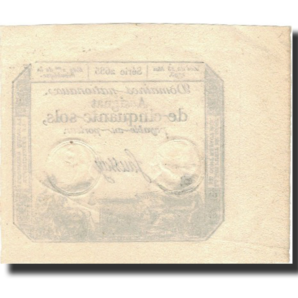 France, 50 Sols, 1793, 1793-05-23, UNC(60-62), KM:A70b