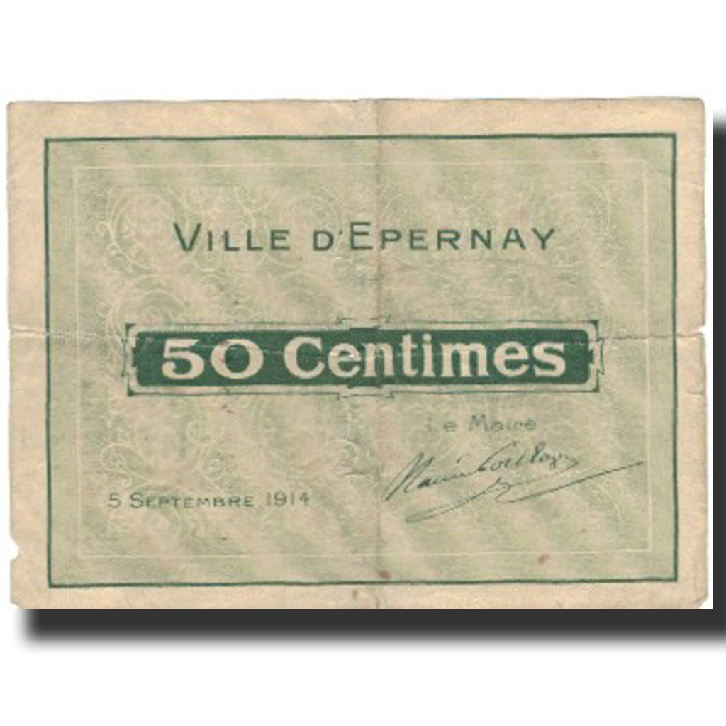 Francia, Epernay, 50 Centimes, MB