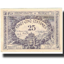 Billet, Monaco, 25 Centimes, 1920, 16-03 (20-03) 1920, KM:2c, SUP+