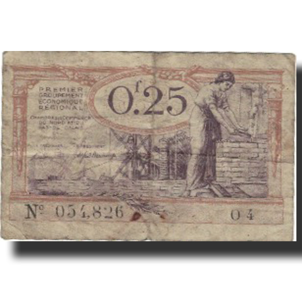 France, Arras, 25 Centimes, VG(8-10), Pirot:94-3