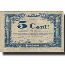 Geldschein, Frankreich, Lille, 5 Centimes, 1917, S, Pirot:59-1630