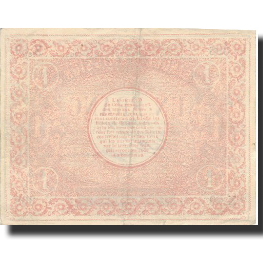 France, Lille, 1 Franc, 1915, TB+, Pirot:59-1589