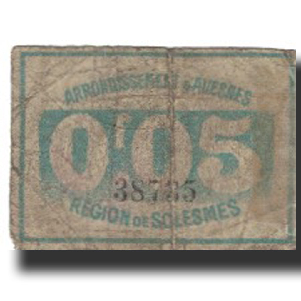France, Avesnes, 5 Centimes, F(12-15), Pirot:59-195