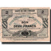 Francia, Avesnes, 2 Francs, 1916, SPL-, Pirot:59-208