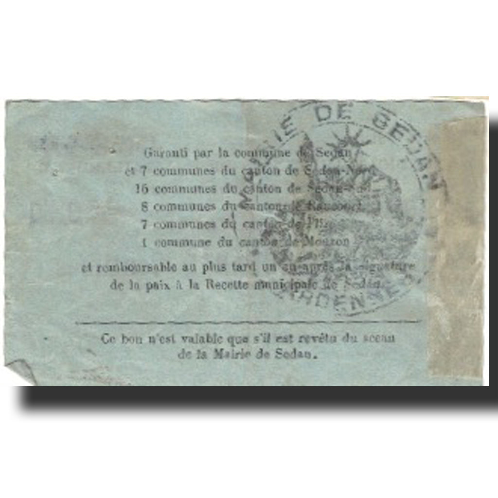 Francia, Sedan, 50 Centimes, 1916, MB+, Pirot:08-282