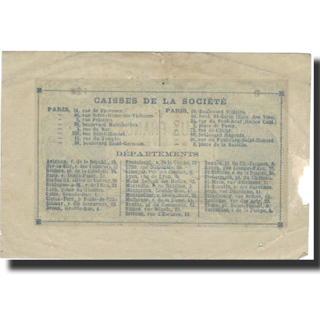 Frankreich, Paris, 2 Francs, 1871, S+