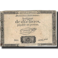 France, 10 Livres, 1792, 1792-10-24, EF(40-45), KM:A51