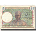 Banknote, French Equatorial Africa, 5 Francs, Undated (1942), KM:6a, AU(50-53)