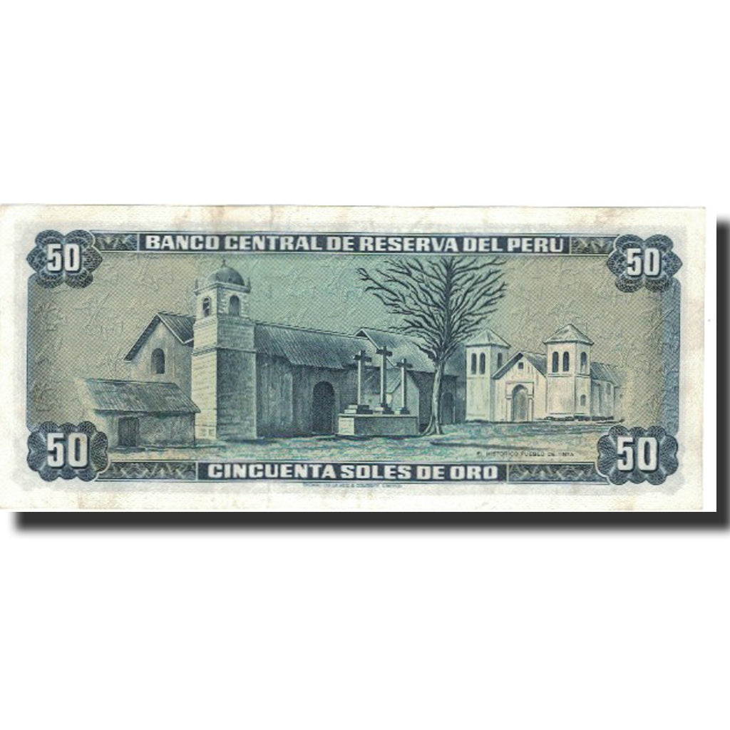 Banknote, Peru, 50 Soles De Oro, 1972, 1972-05-04, KM:101b, AU(55-58)