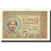 Biljet, Madagascar, 5 Francs, 1937, KM:35, SPL