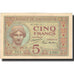 Biljet, Madagascar, 5 Francs, 1937, KM:35, SUP